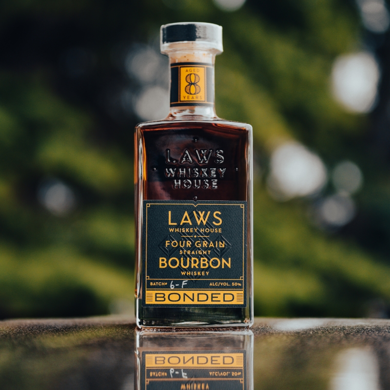 Law's Whiskey Four Grain Bourbon Bottled in Bond