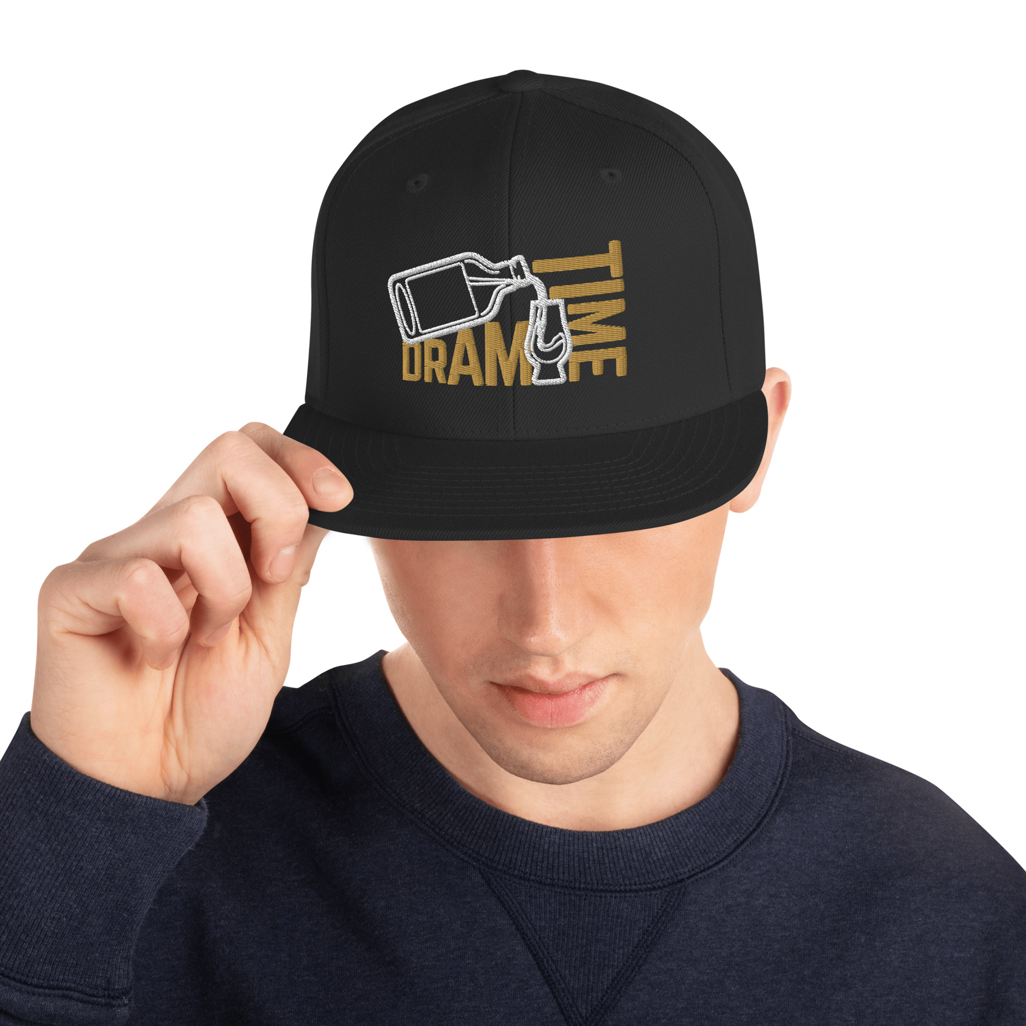 "Dram Time" Logo Snapback | Premium Embroidered Whisky Hat - Image 6