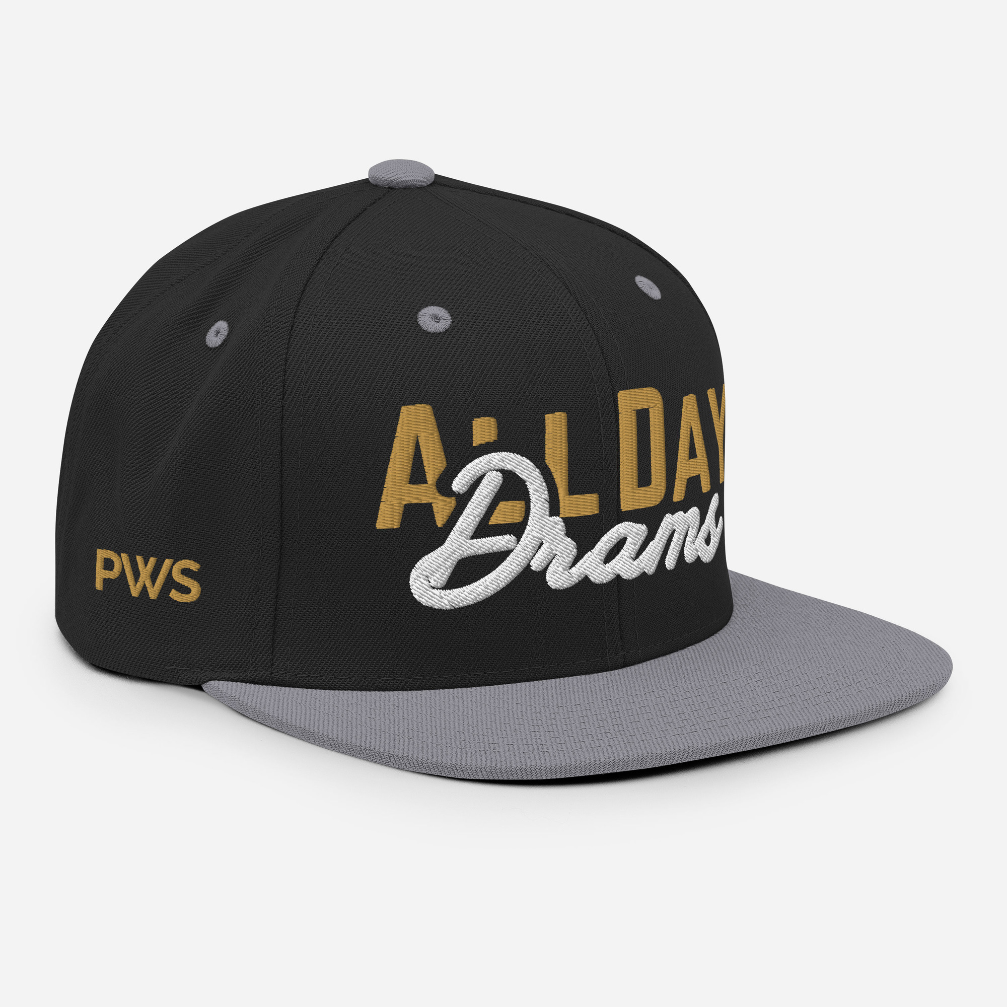 "All Day Drams" Snapback Hat | Embroidered Whisky Cap