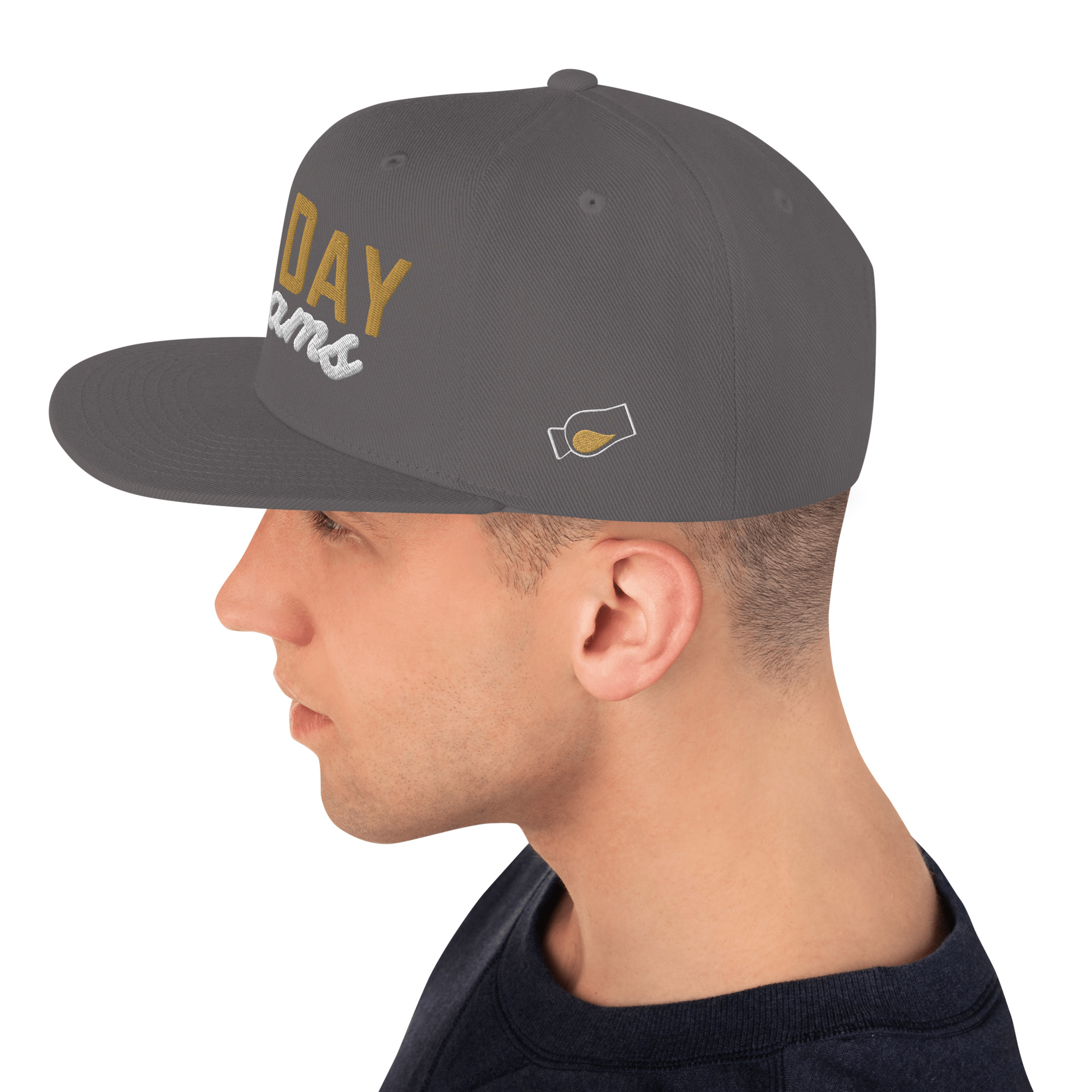"All Day Drams" Snapback Hat | Embroidered Whisky Cap - Image 42