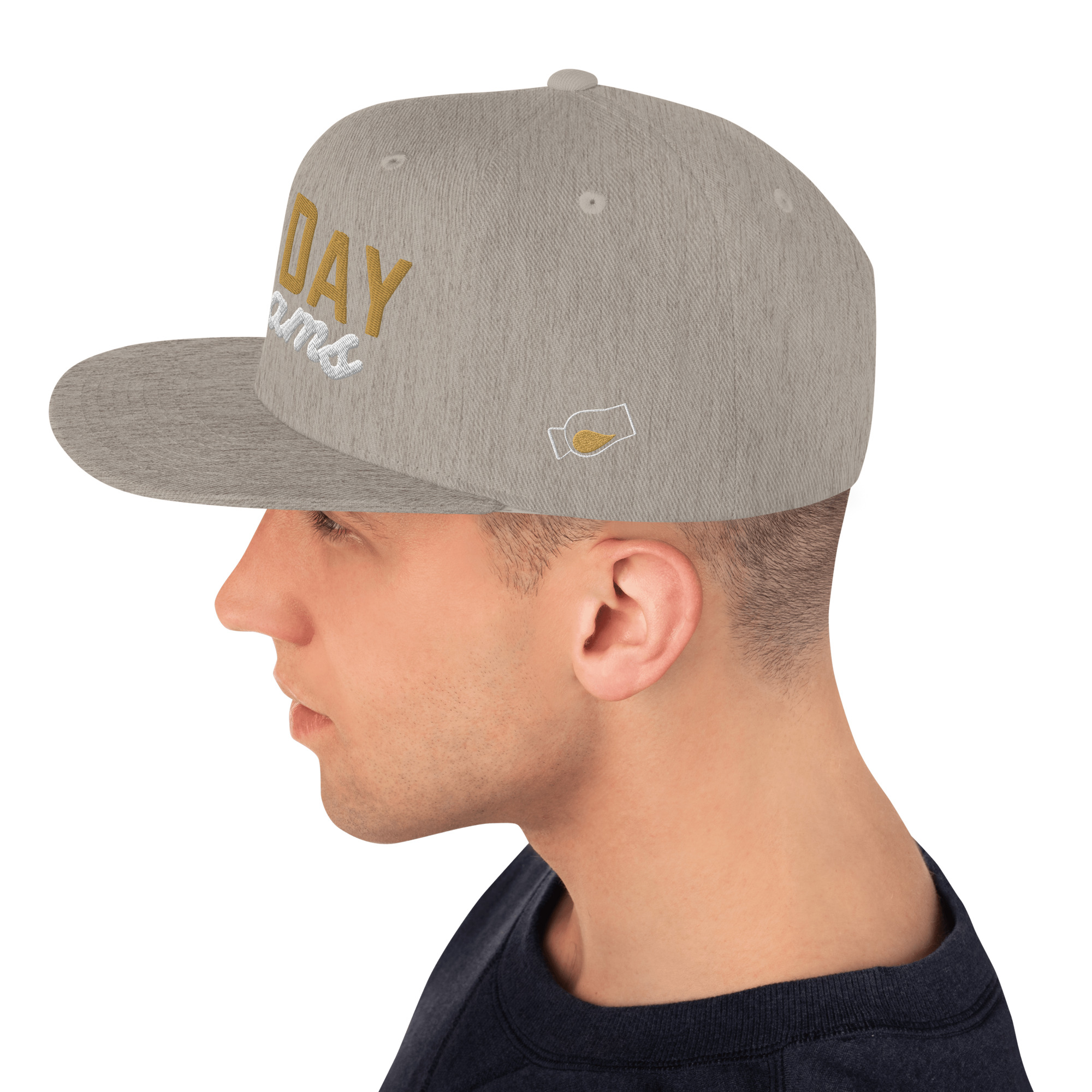"All Day Drams" Snapback Hat | Embroidered Whisky Cap - Image 50