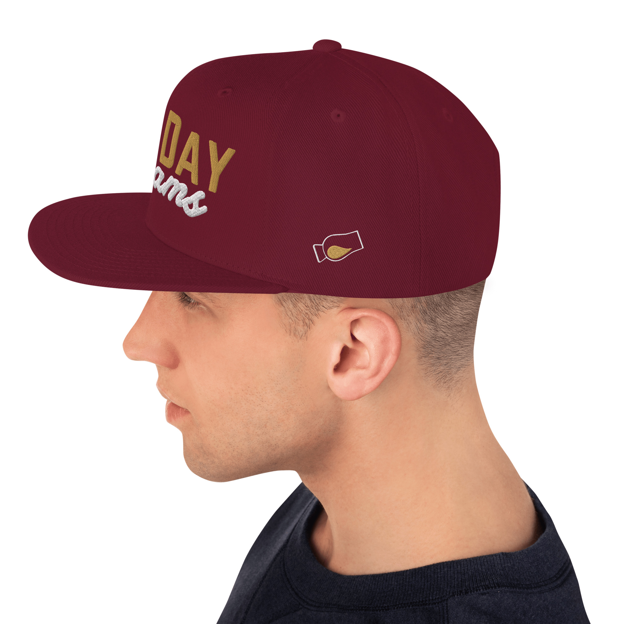 "All Day Drams" Snapback Hat | Embroidered Whisky Cap - Image 18