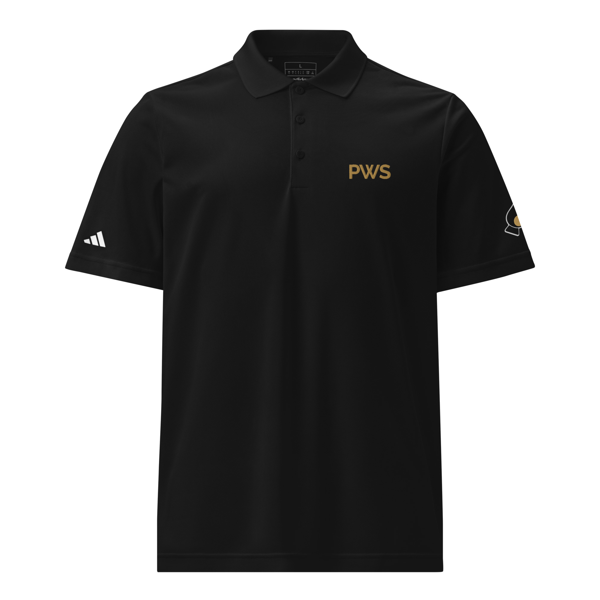 PWS Official Agency Polo | Adidas Performance Shirt | Golf & Tasting Gear