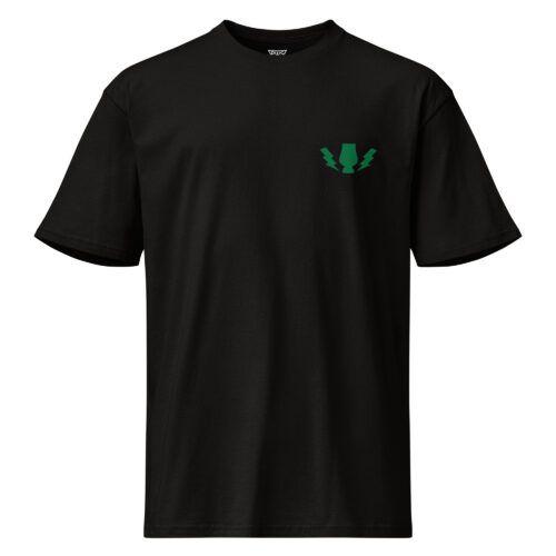 Dark Cloud Whisky Tee | Front & Back Print | Premium Heavyweight