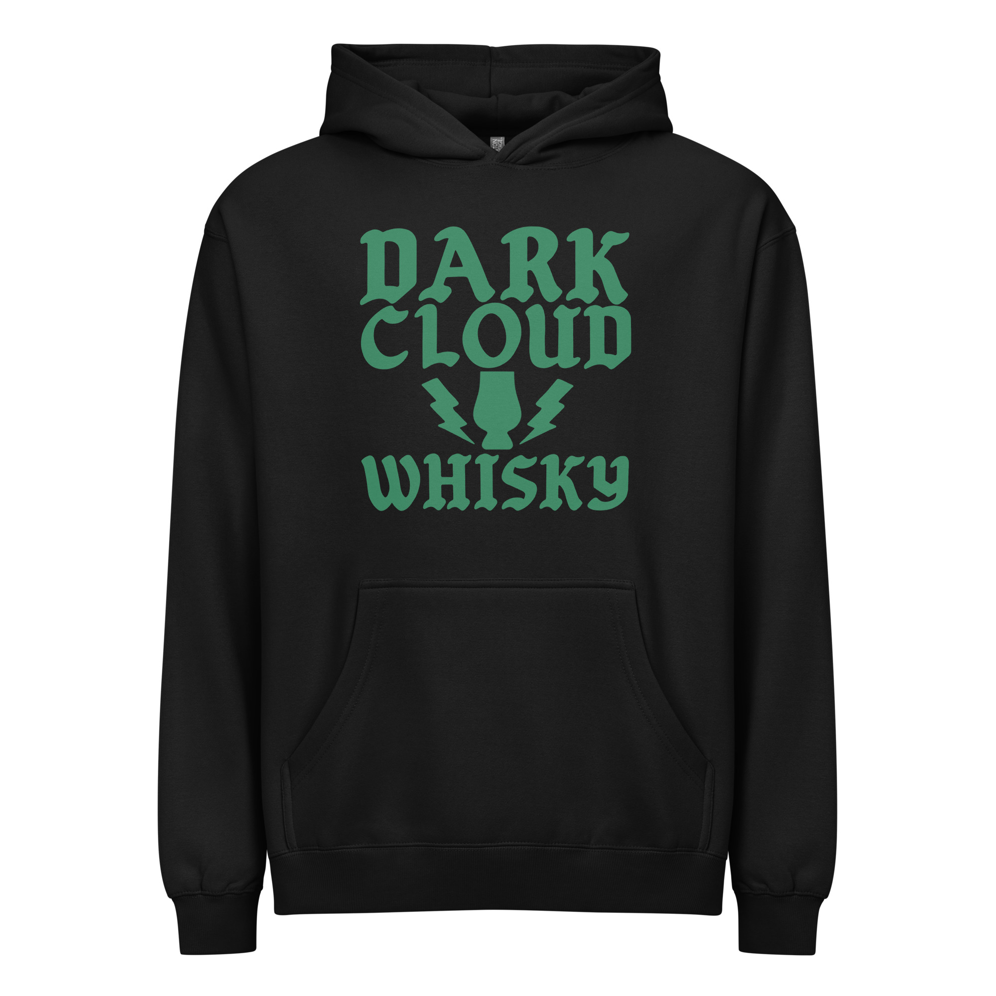 Dark Cloud Whisky Heavyweight Hoodie | Oversized Premium Fleece | 10oz