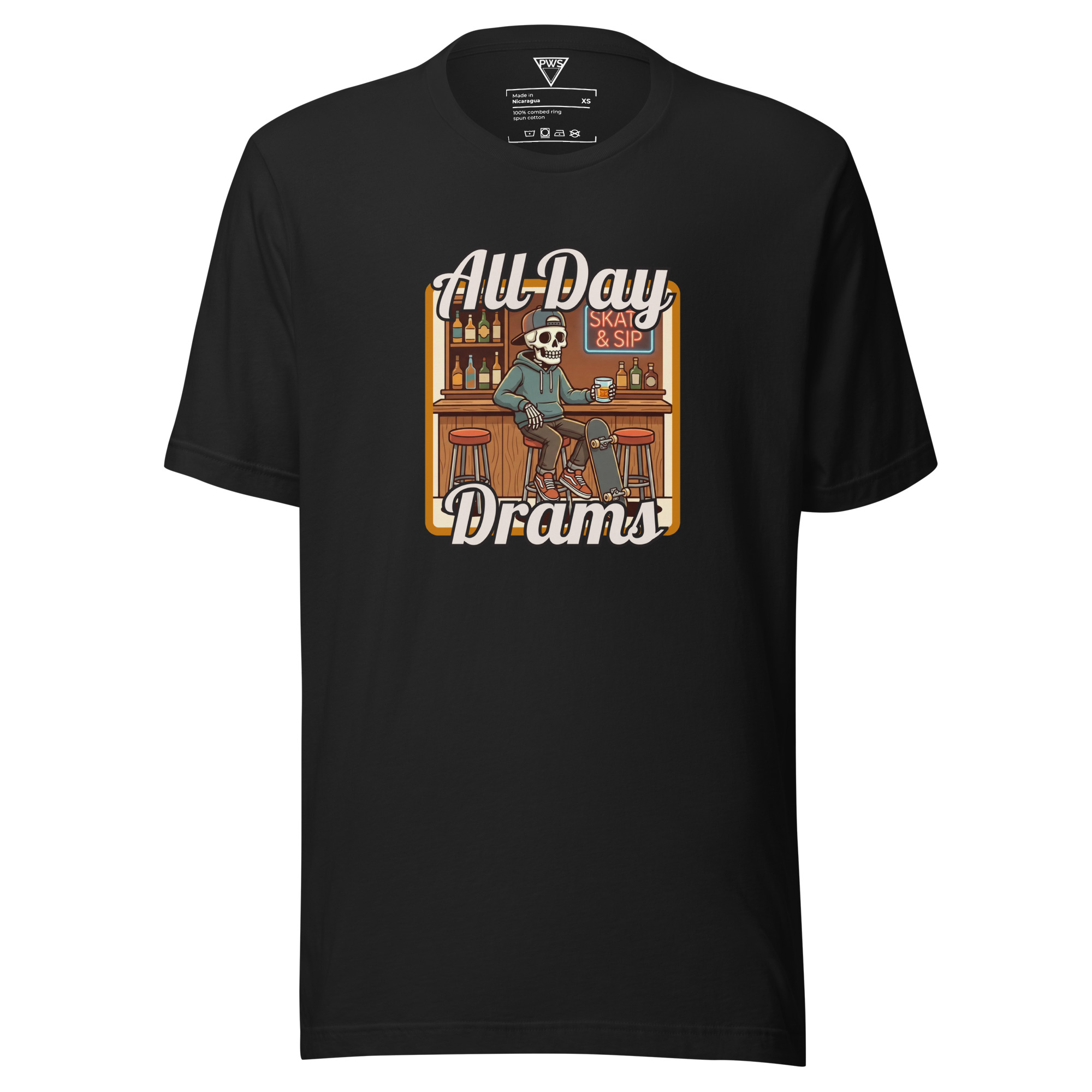 "All Day Drams" T-Shirt | Soft Cotton Whisky Graphic Tee